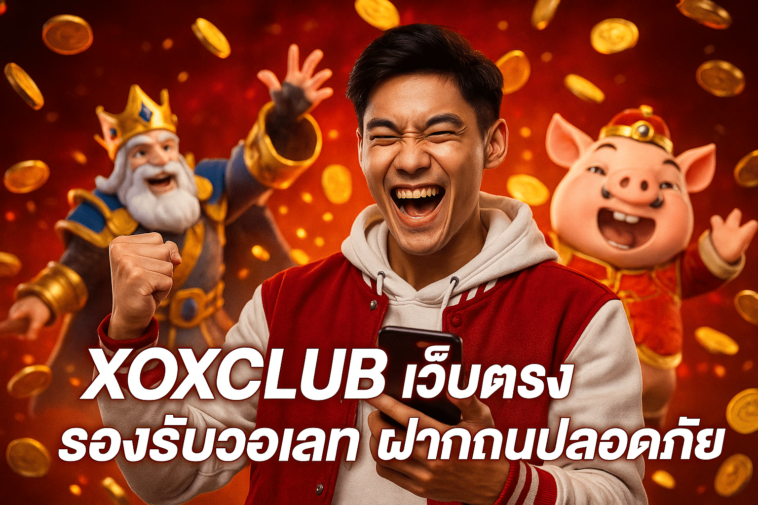 XOXCLUB เว็บตรง รองรับวอเลท ฝากถอนปลอดภัย