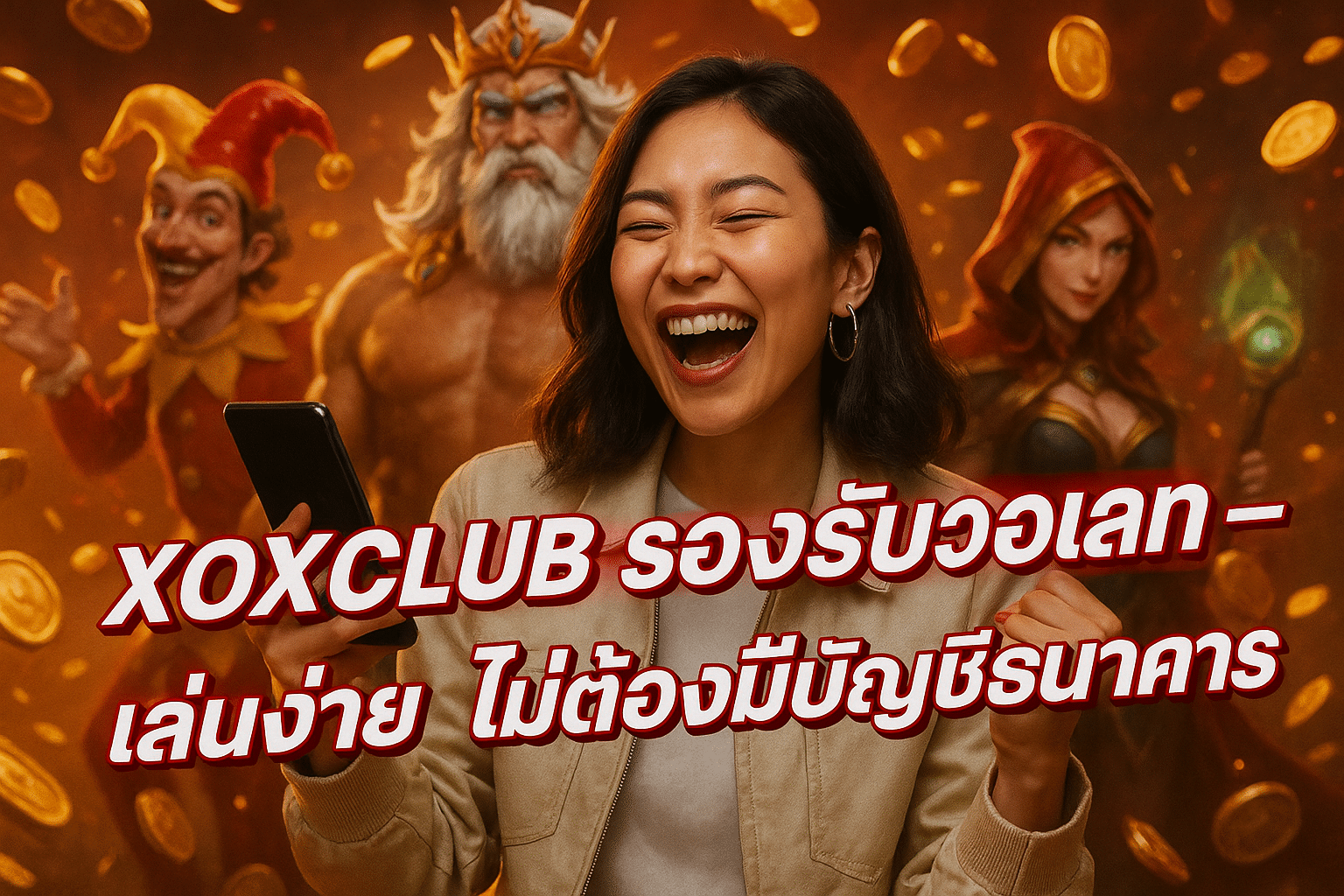 XOXCLUB รองรับวอเลท – เล่นง่าย ไม่ต้องมีบัญชีธนาคาร