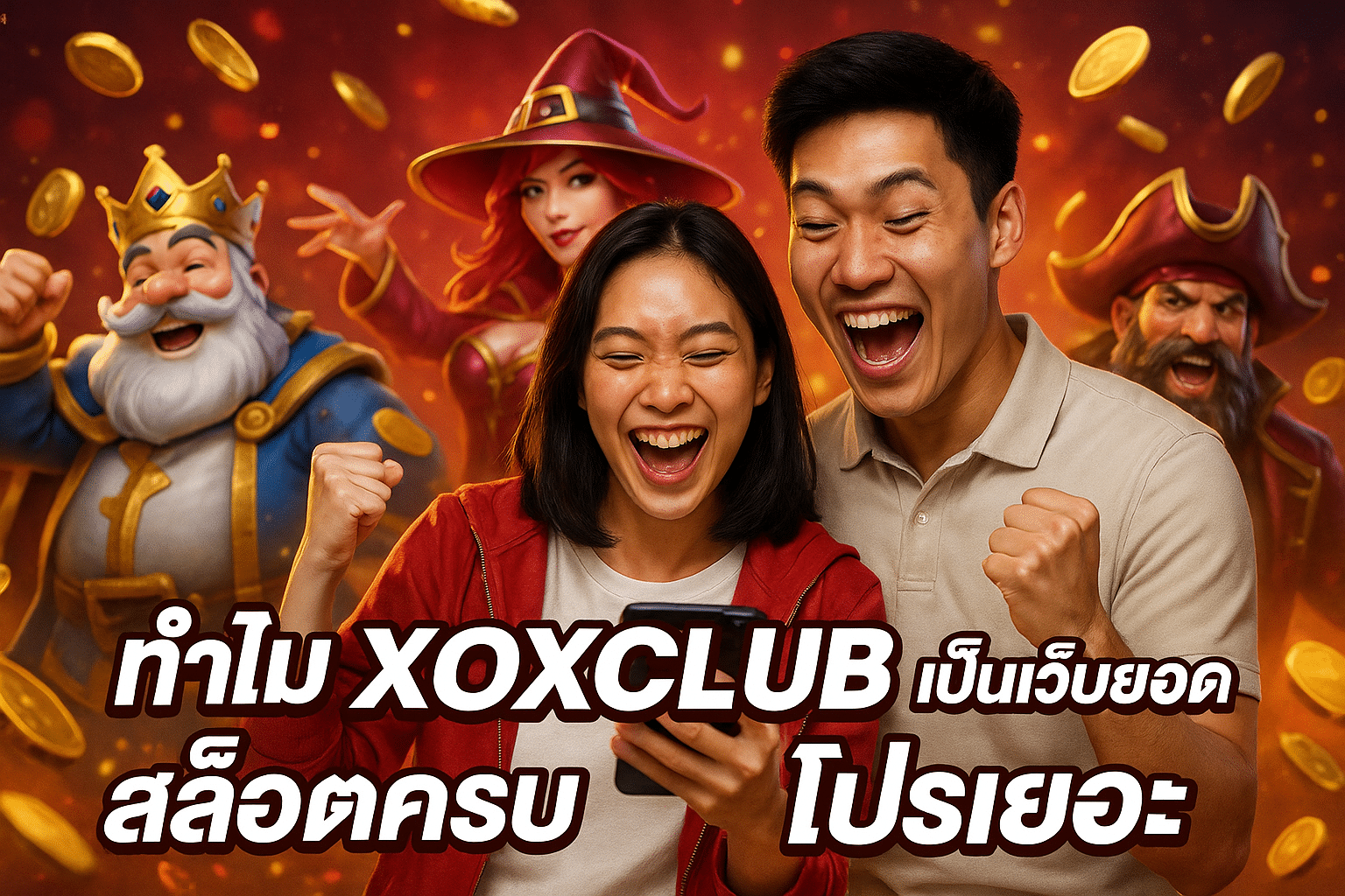 ทำไม XOXCLUB เป็นเว็บยอดนิยม สล็อตครบ โปรเยอะ