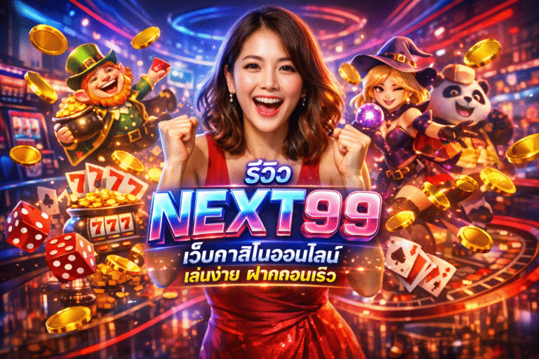 รีวิว NEXT99 เว็บคาสิโนออนไลน์ เล่นง่าย ฝากถอนเร็ว
